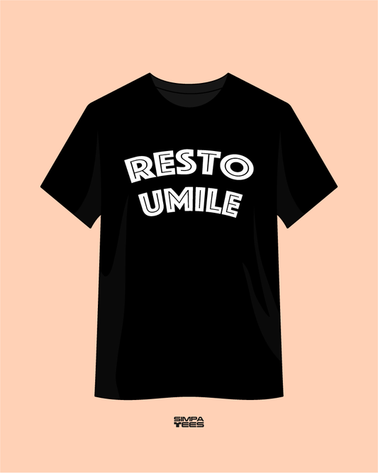 RESTO UMILE - t-shirt maniche corte