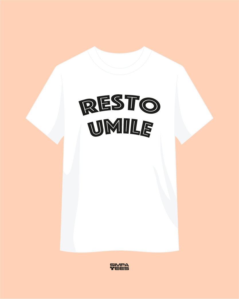 RESTO UMILE - t-shirt maniche corte