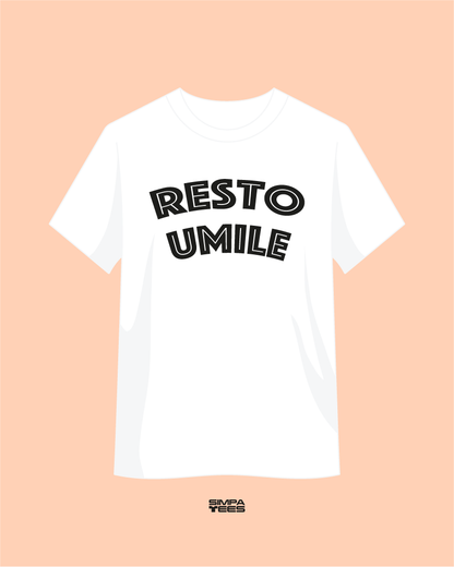 RESTO UMILE - t-shirt maniche corte