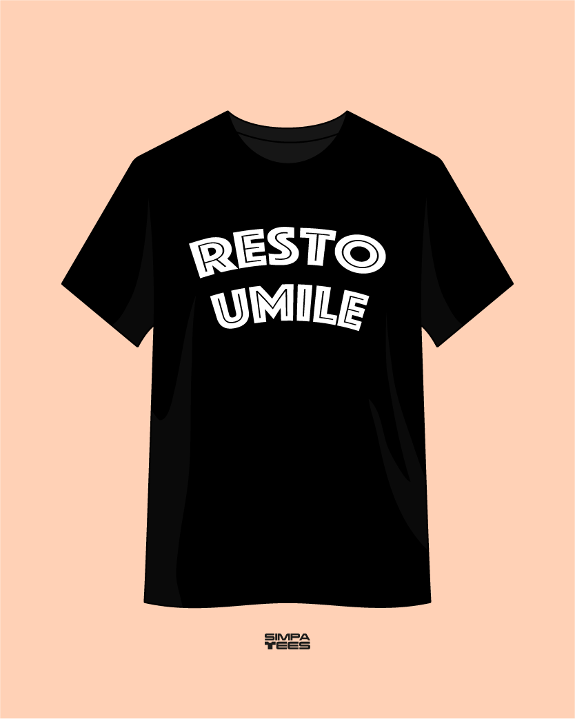 RESTO UMILE - t-shirt maniche corte