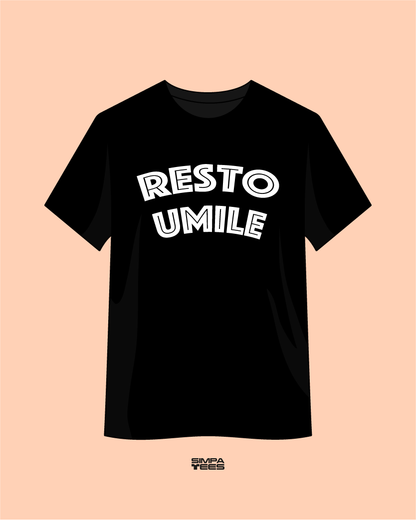 RESTO UMILE - t-shirt maniche corte