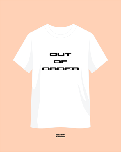 OUT OF ORDER - t-shirt maniche corte