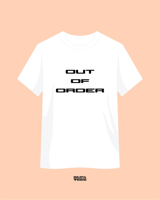 OUT OF ORDER - t-shirt maniche corte