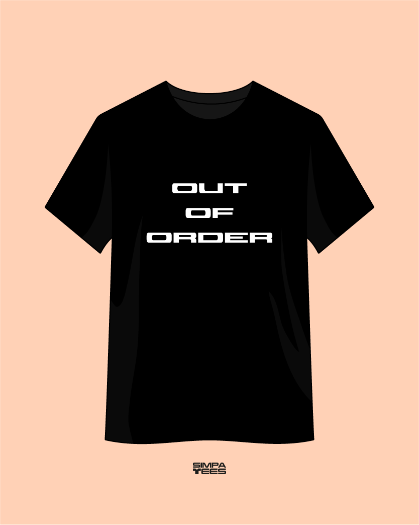 OUT OF ORDER - t-shirt maniche corte