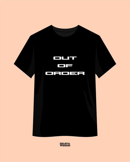 OUT OF ORDER - t-shirt maniche corte