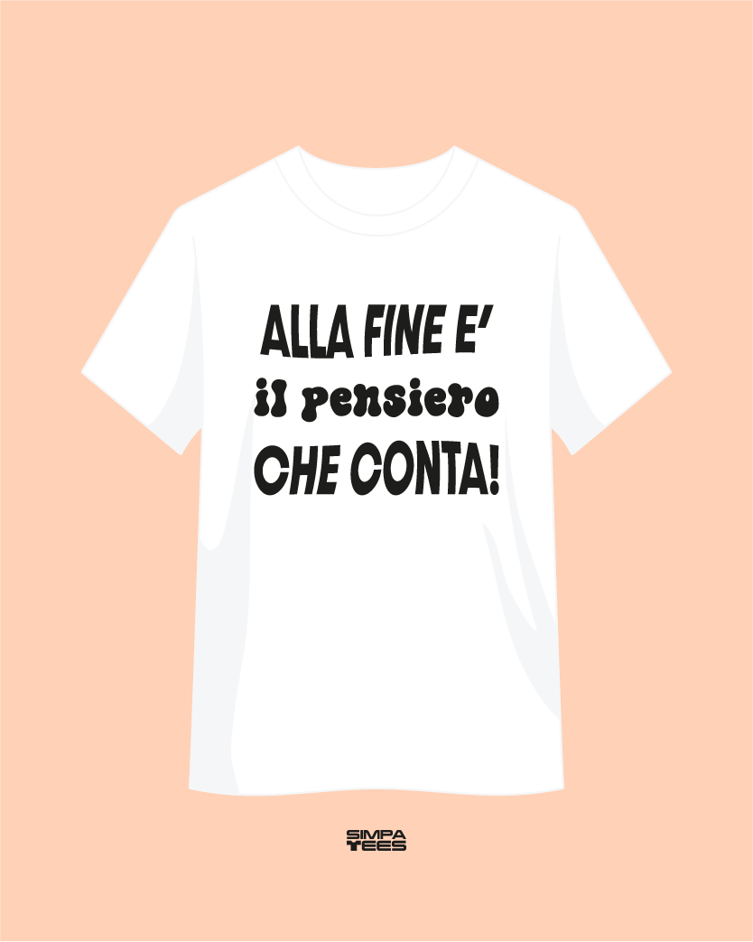 IL PENSIERO - t-shirt maniche corte