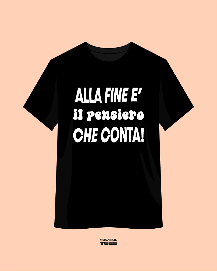 IL PENSIERO - t-shirt maniche corte
